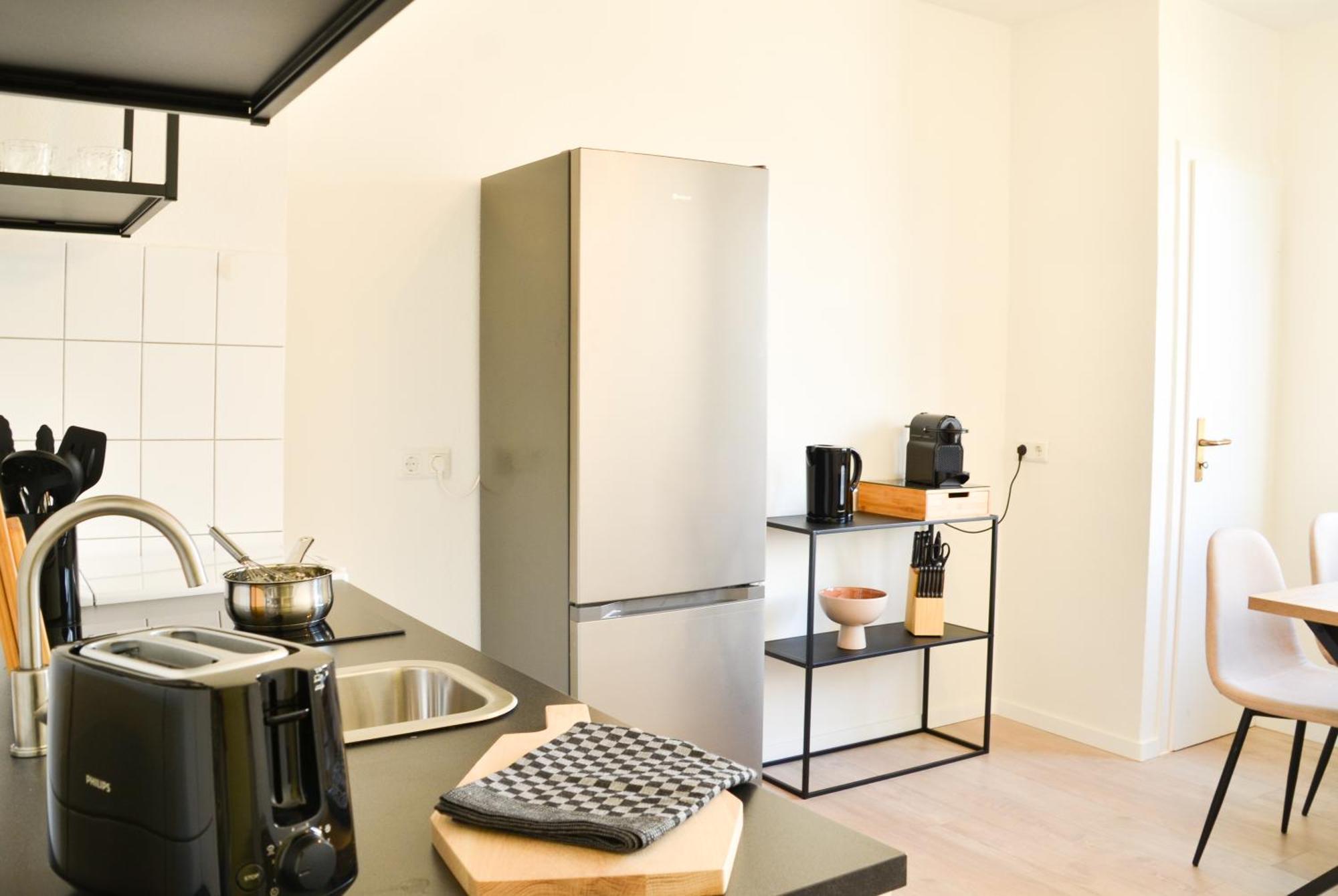 Milpau Bottrop 2 - Modernes Und Zentrales Premium-Apartment Fuer 4 Personen Mit Queensize-Bett Und Einzelbetten - Netflix, Nespresso Und Smart-Tv المظهر الخارجي الصورة